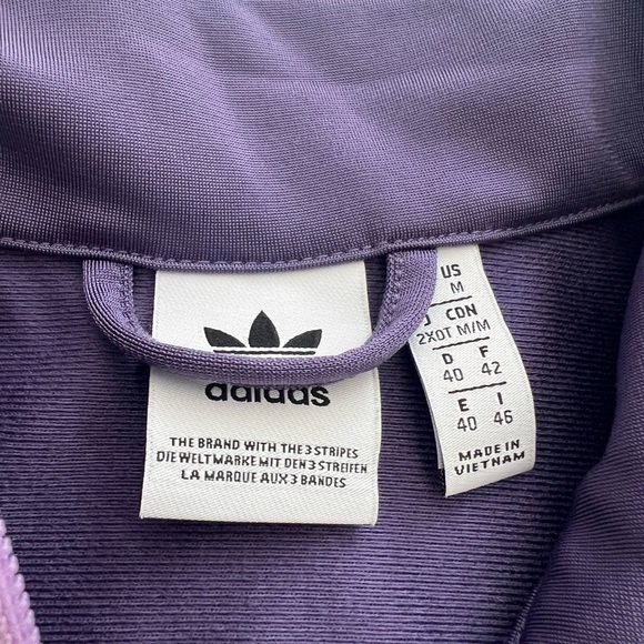 Adidas Violet Track Jacket - Picture 12 of 13